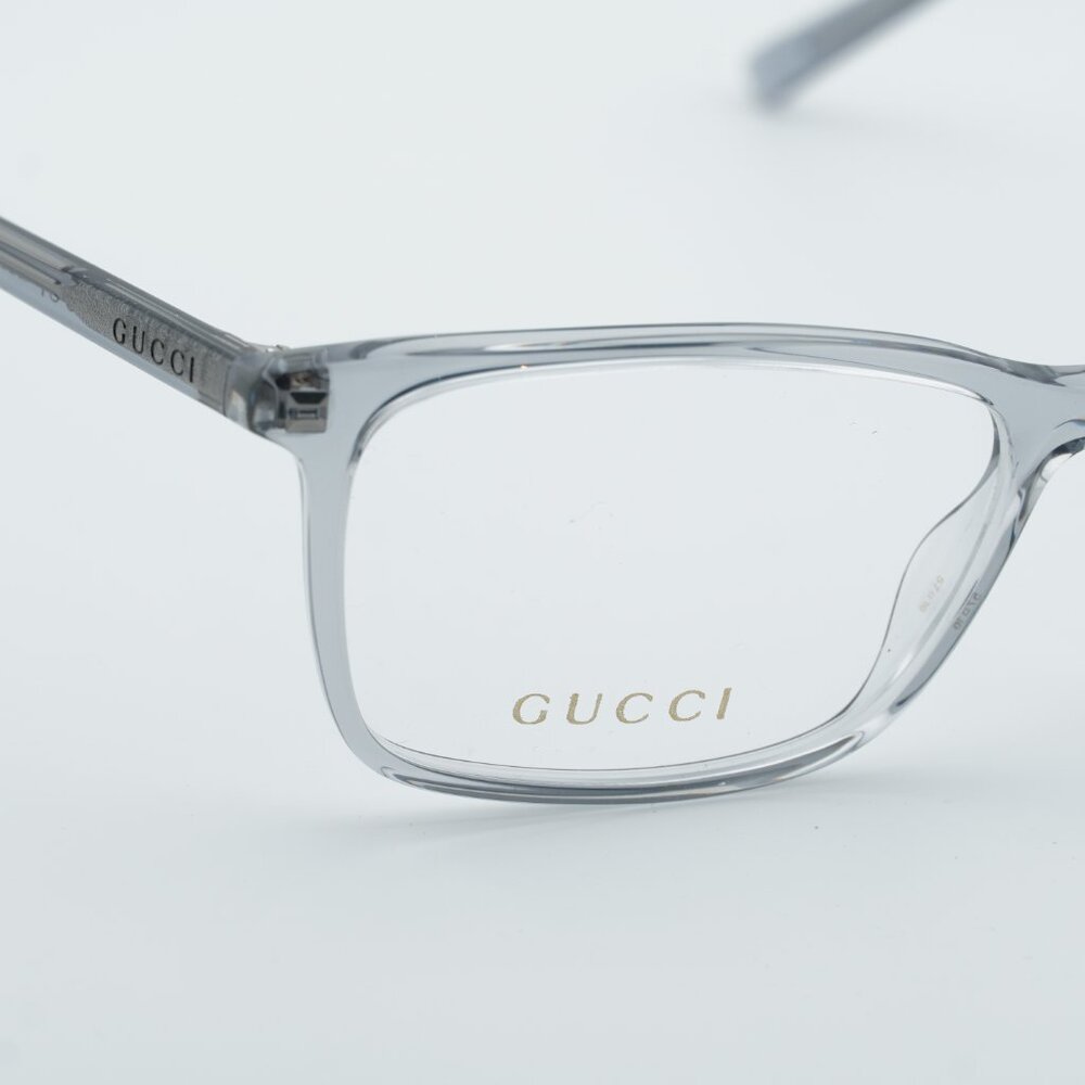 Gucci GG1997O 008 Square Eyeglasses - Light Blue 57mm - Picture 4 of 9